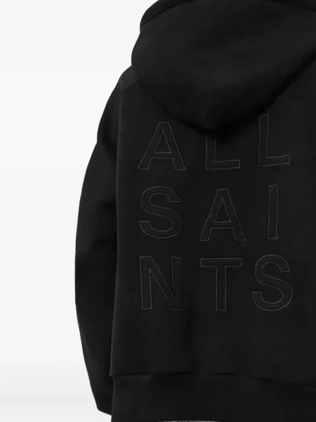 Hanorac cu glugă Allsaints negru