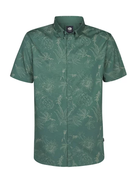 Petrol Industries Cămașă / verde galben