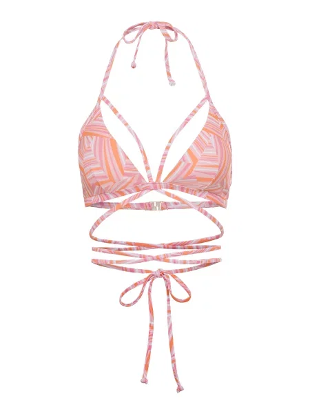 LSCN by LASCANA Sutien costum de baie Lisa portocaliu / roz alb