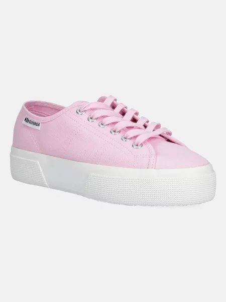 Ниски кецове Superga PLATFORM LEGGERA розово