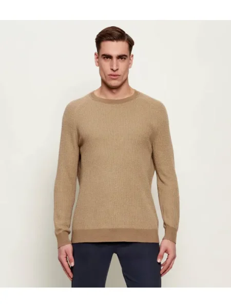 TIGER OF SWEDEN Pulover Martin T cu adaos de lână bej