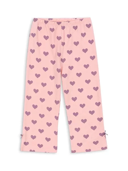 Konges Sløjd Nohavice DREY SLIT PANTS GOTS ružová