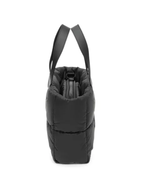 Matlasat geantă shopper Veecollective negru