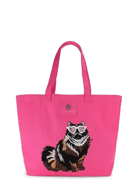 Kurt Geiger London torebka shopper różowa