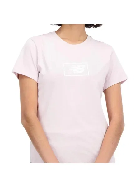 Dámske tričko New Balance Essentials Cotton Jersey december fialová