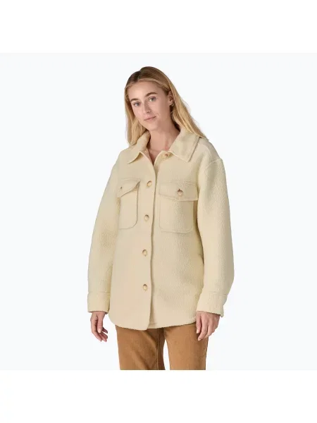 Bunda Patagonia Retro Pile Shacket natural béžová