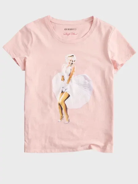 Футболка Guess розовая