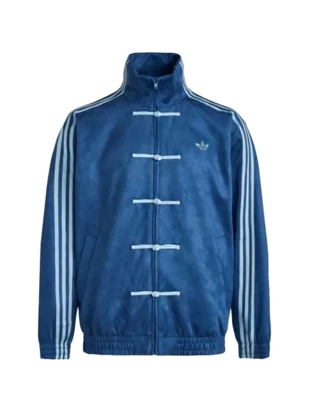 Pantaloni scurți Adidas cu dungi albastru