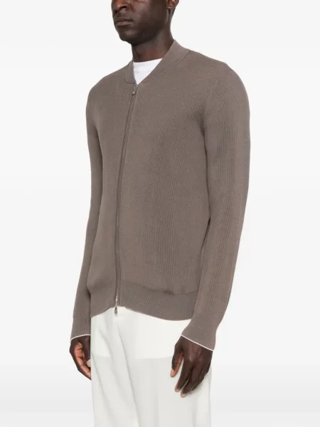 Cardigan Brunello Cucinelli maro