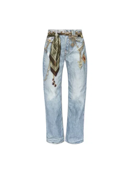 Jeansy Acne Studios niebieskie
