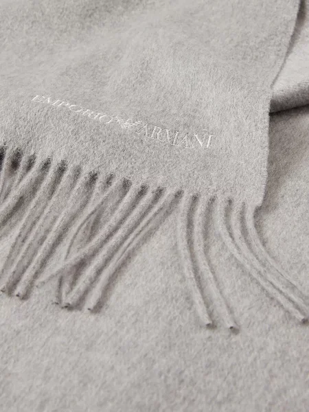 Emporio Armani Шарф Кашемір сірий