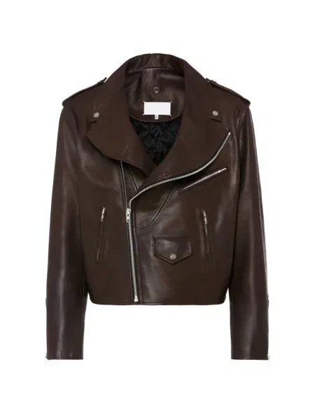 Geanta de piele Maison Margiela maro