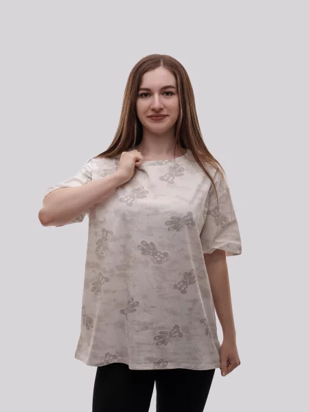 Футболка LUMO віскоза/поліестер білий