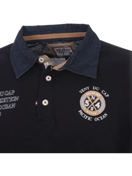 Tricou polo copii Vent Du Cap albastru
