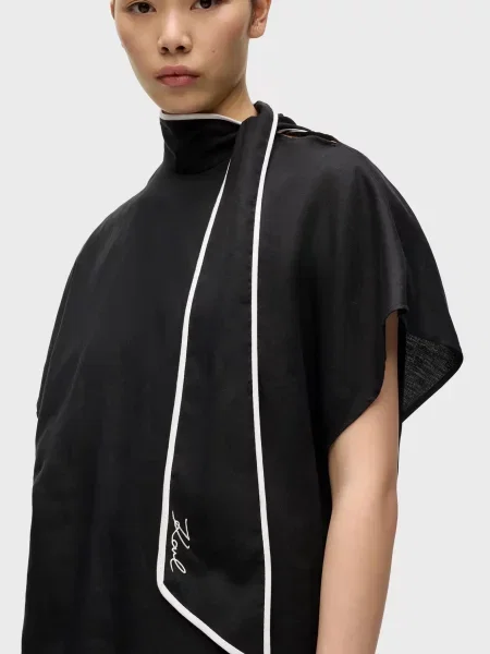 Блуза Karl Lagerfeld чорна