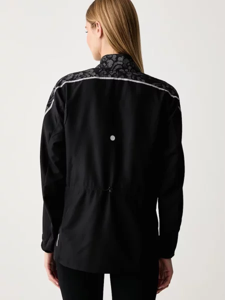 Asics geacă sport pentru femei ROAD LITE-SHOW JACKET negru