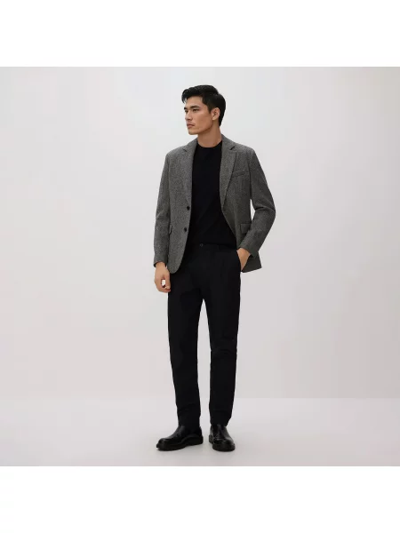 Reserved Kalhoty chino slim fit černý