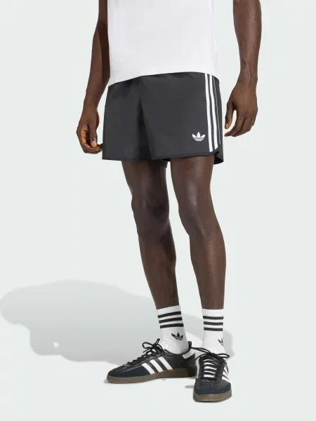 Повсякденні шорти adidas Adicolor комбінований верх чорний