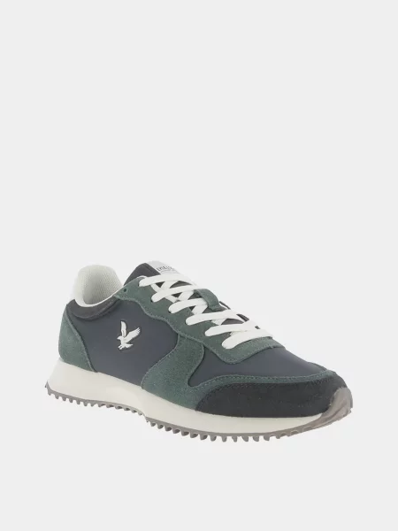 Замшевые кроссовки Lyle & Scott синие