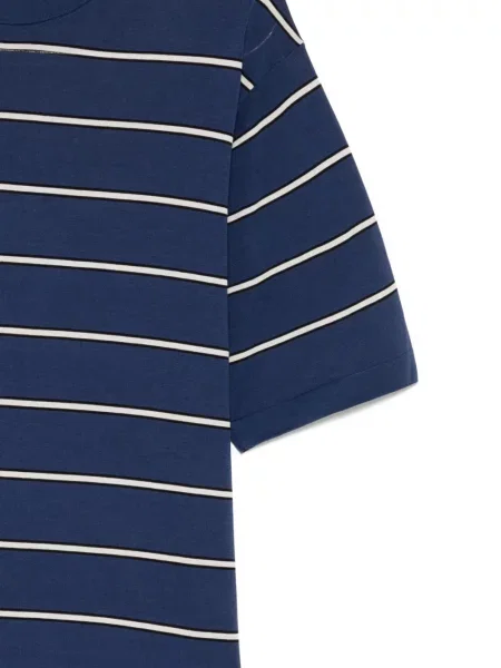 Scurt tricou Croquis albastru