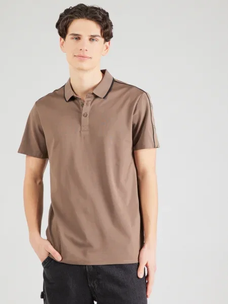 Guess Polo majica Regular Fit rjava