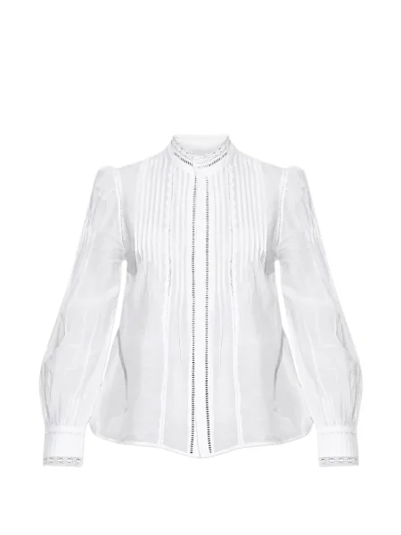 Bluză Zadig&voltaire din dantelă alb