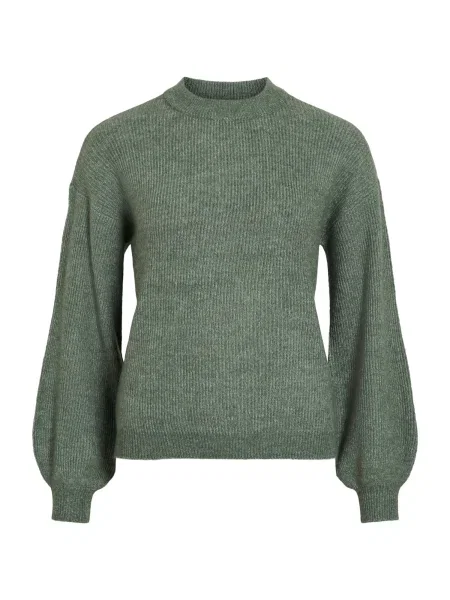 VILA Pulover închis verde
