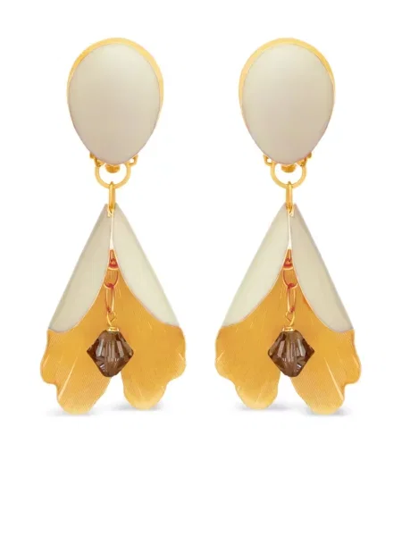 Cercei Oscar De La Renta auriu