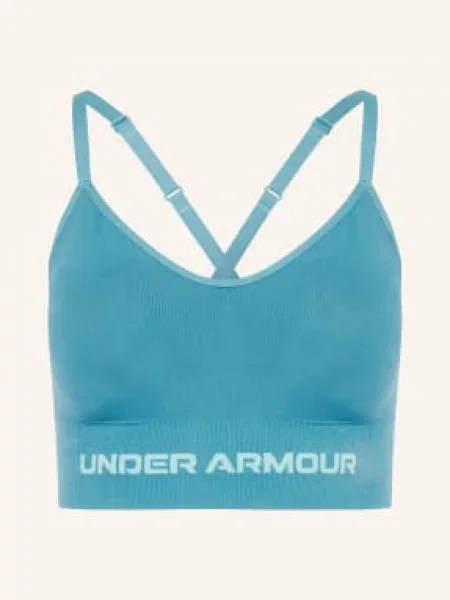 Under Armour Sportovní Podprsenka Ua Vanish Seamless Low tyrkysová