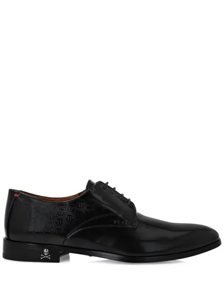Pantofi derby Philipp Plein din piele negru