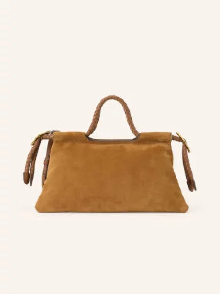 Isabel Marant Kabelka Pipa Medium koňaková / zlatá