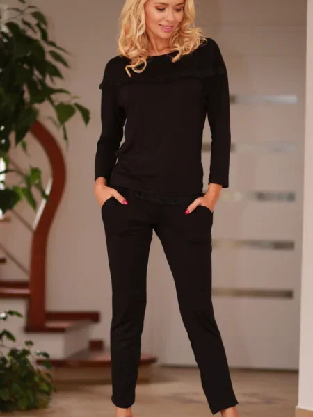 Pijamale Kalimo negru