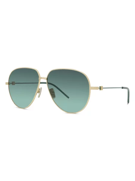 Lniane okulary przeciwsłoneczne Givenchy żółte