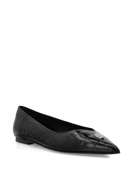 Pantofi cu toc Philipp Plein fără toc negru