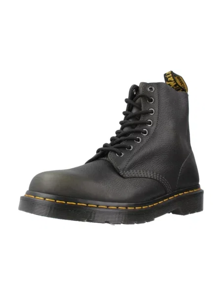 Botki Dr. Martens skórzane zielone