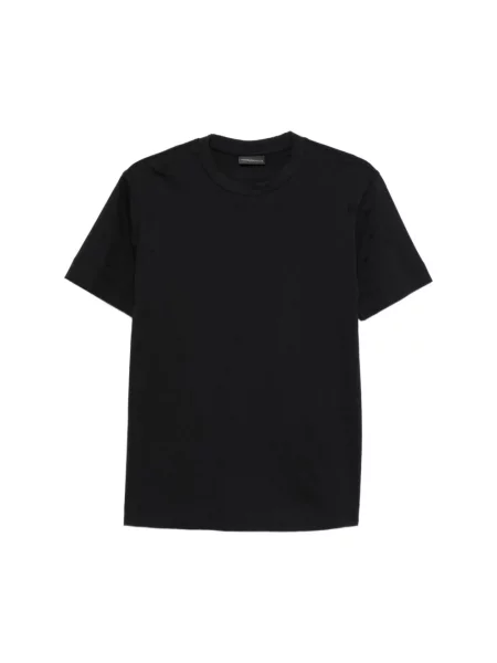 Koszulka Emporio Armani z krótkim rękawem niebieska