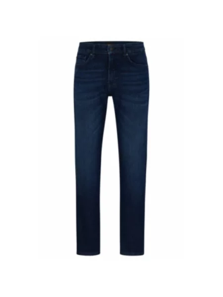 Hugo Jeansy Mężczyzna Klasyczne ciemnoniebieskie jeansy Slim Fit niebieski
