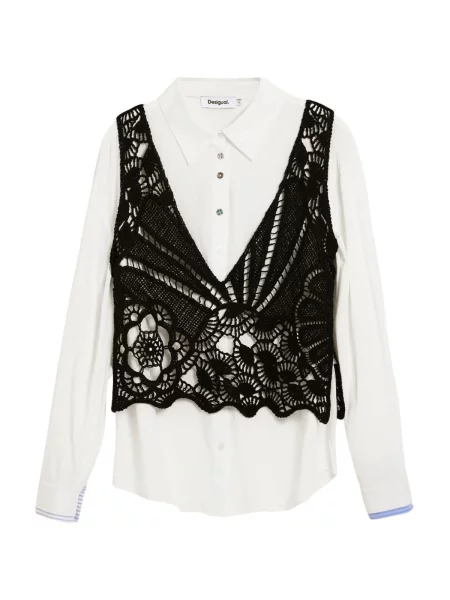 Bluză Desigual alb