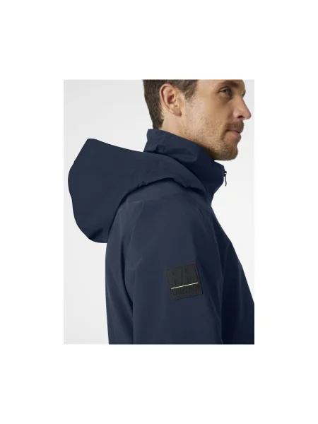 Geacă Helly Hansen cu glugă albastru