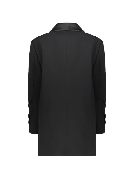 Palton Ellery cu două rânduri de nasturi negru