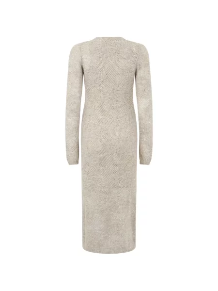 Rochie midi Brunello Cucinelli cu paiete tricotate
