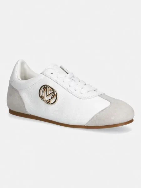 Usnjene superge Love Moschino bela