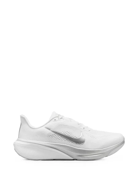 Pantaloni Nike cu șireturi din dantelă alb