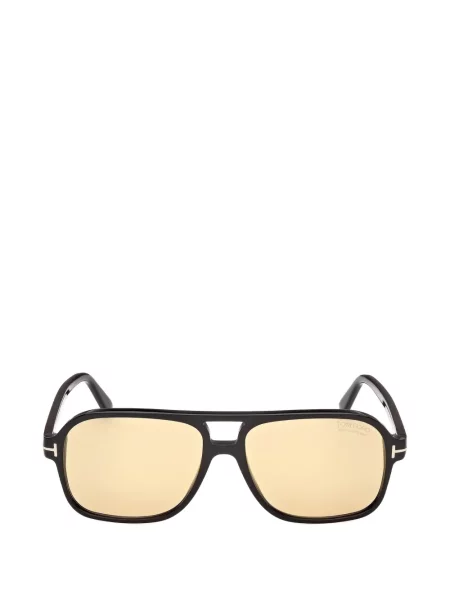 Ochelari de soare Tom Ford Eyewear cu imprimeu geometric negru