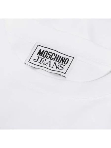Koszulka Moschino z nadrukiem biała