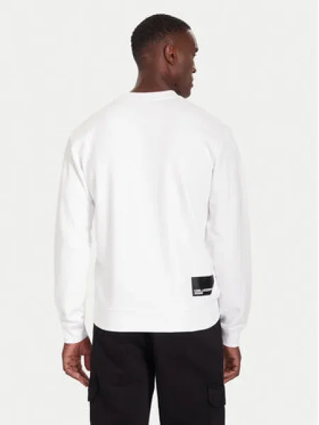 Mikina Karl Lagerfeld Jeans biela