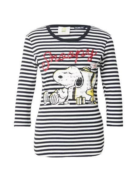 PRINCESS GOES HOLLYWOOD Tricou Peanuts Vacay galben / roșu / negru alb