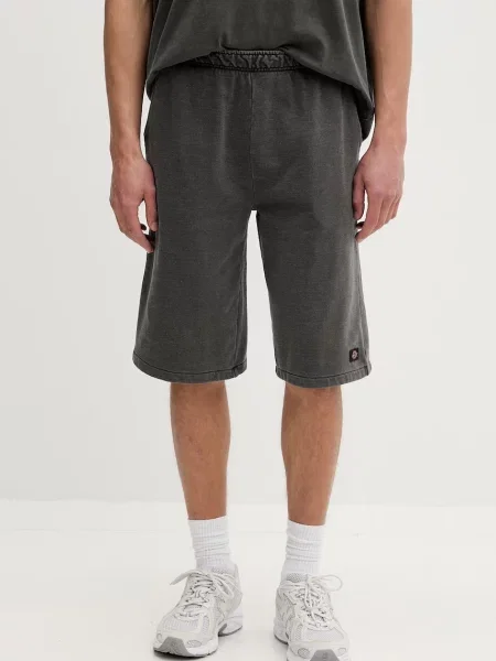 Dickies teplákové šortky s bavlnou šedé