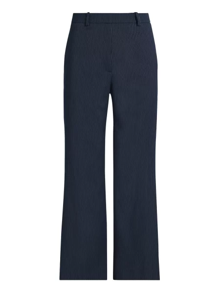 HUGO Pantaloni Hasmina bleumarin / murdar alb