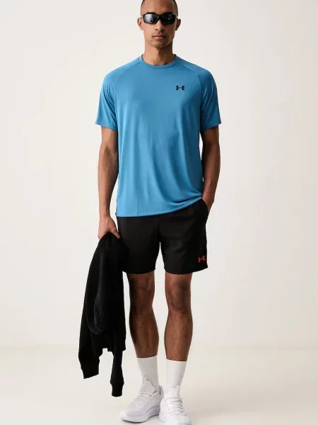 Under Armour tréningové tričko pánske Tech SS Tee modrá